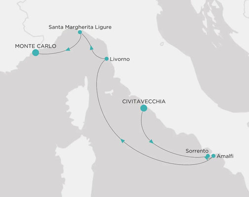 Crystal Symphony | Rom nach Monte Carlo