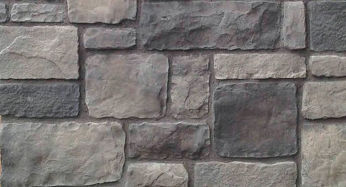 Burgstein Wandverblender für rustikale Stein- Mauerverkleidungen