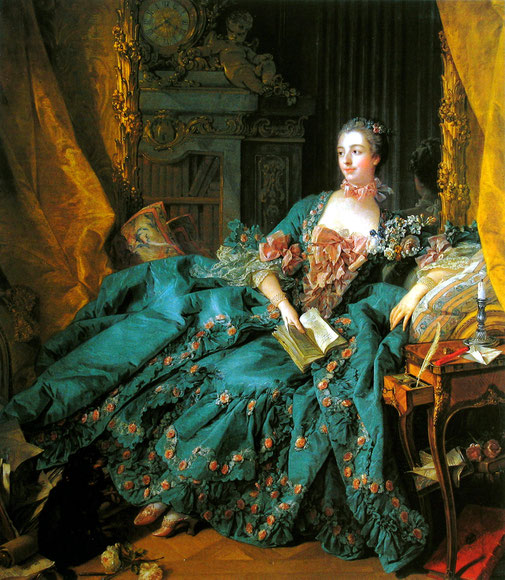 François Boucher, "Marquise de Pompadour"