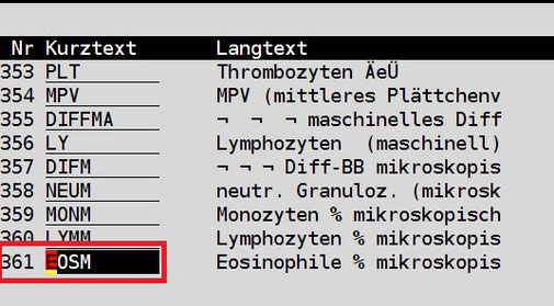 Ärzte Praxisverwaltung Praxissoftware MFA Arzthelferin Laborblatt Werte in Laborblatt ändern Abkürzungen Laborblatt