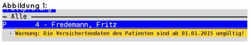 abasoft EVA Praxissoftware Arztsoftware Versichertennummer Quartalsabrechnung Fehlermeldung
