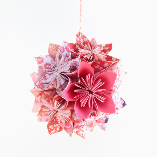 origami blumen kusudama cvet blume flower