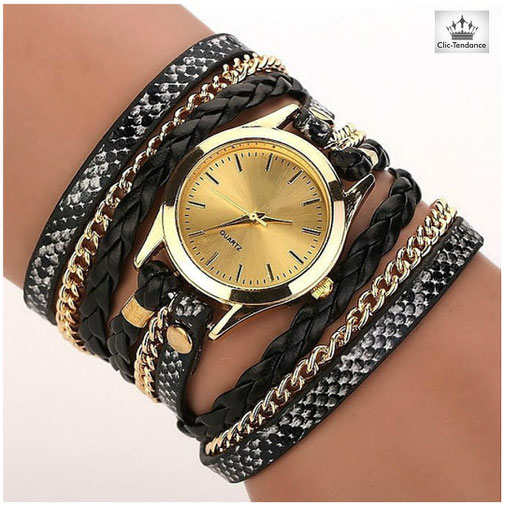 Bracelet de montre femme cuir hot sale