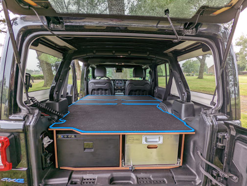 Innenausbau "Explorer" für den Jeep Wrangler 4xe