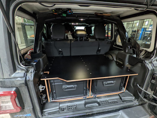 Kofferraumausbau "Boxer" für den Jeep Wrangler 4xe