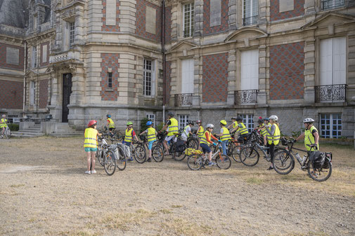 Séjour scolaire d'intégration à vélo hébergements Group'AVélo en Pays de la Loire