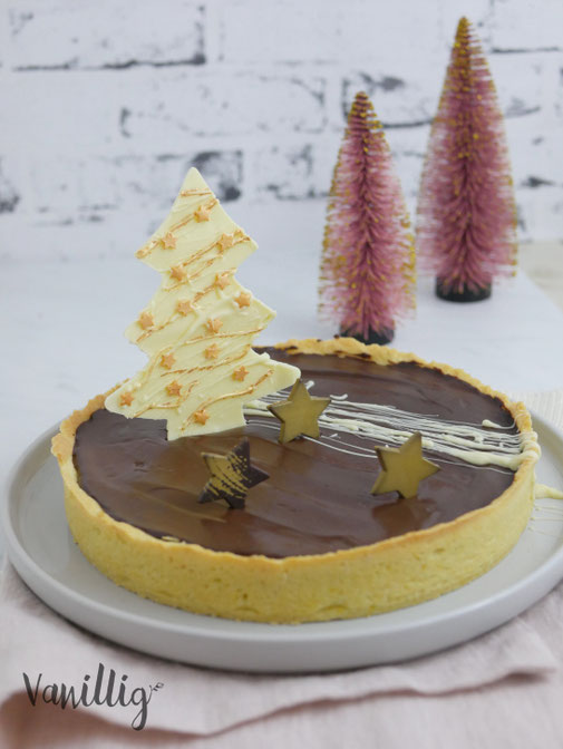 Schokoladentarte mit Creme Fraiche