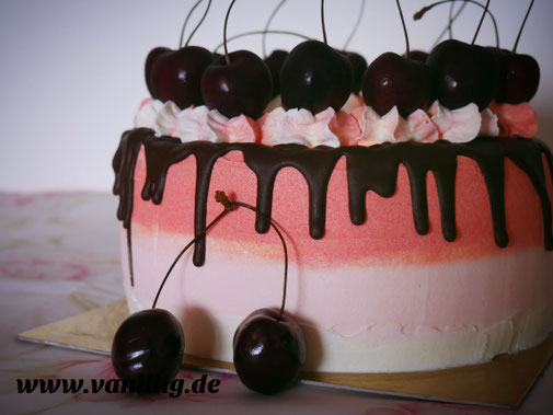 Drip cake, dripping cake, Schokotorte, Ombre Look, Torte in ombre look, Torte