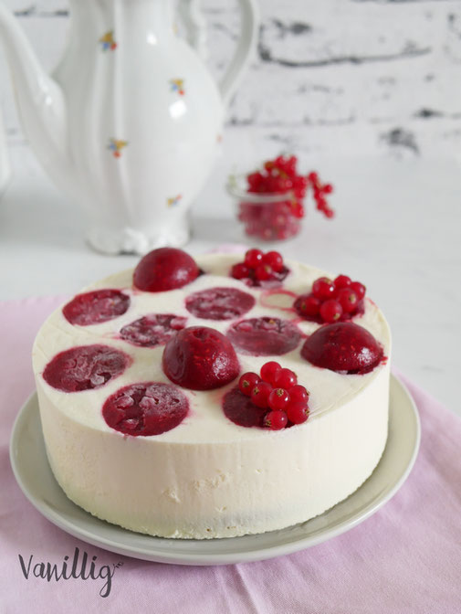 Rezept Mousse Torte mit weißer Schokolade