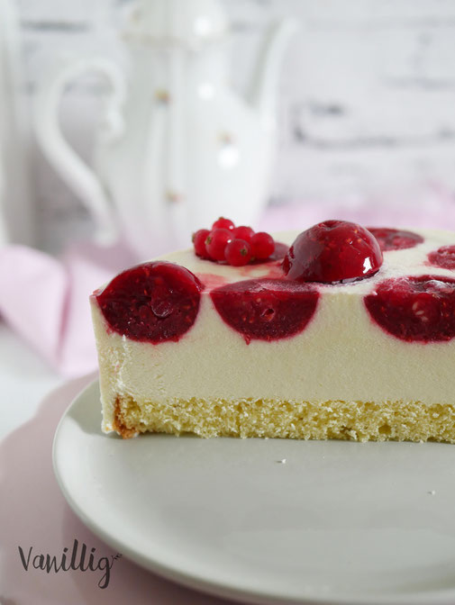 Mousse Torte Mit Weisser Schokolade Vanillig
