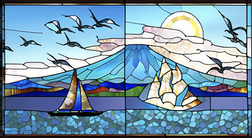 湘南から富士山