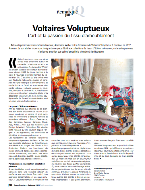 Beaux quartiers septembre 2023