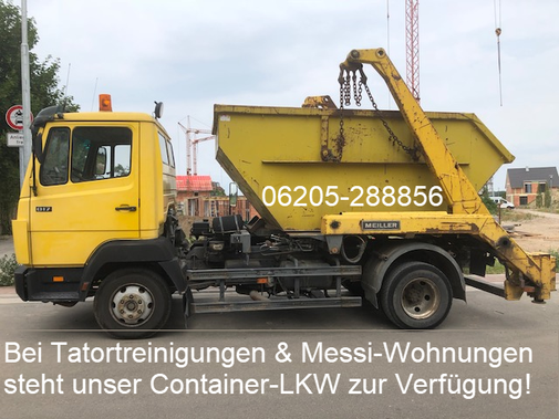 Container-LKW buchen? Sprechen Sie mit Frau Zuber