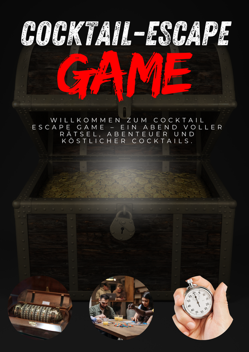 Escape game, Teambuilding, Teamevent, JGA, JGA Idee, Cocktailkurs