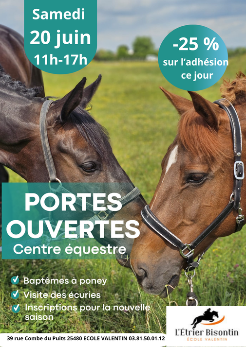 Concours de CSO/Hunter à l'Etrier Bisontin, 39 rue de la Combe du Puits, 25480, Ecole-Valentin (03.81.50.01.12)