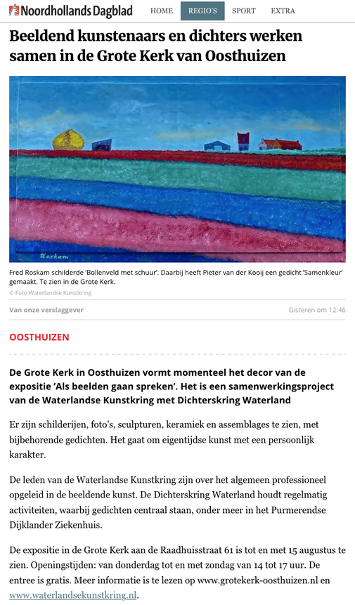 Noordhollands Dagblad, juli 2021