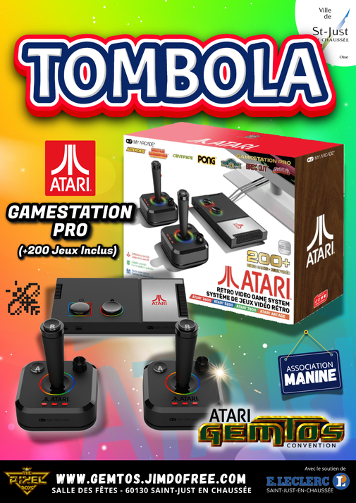 TOMBOLA ATARI GEMTOS Convention 2025 (France)