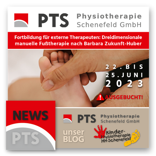 Preview-Grafik: PTS Kinder Physiotherapie - Fortbildung für externe Therapeuten: Dreidimensionale manuelle Fußtherapie nach Barbara Zukunft-Huber