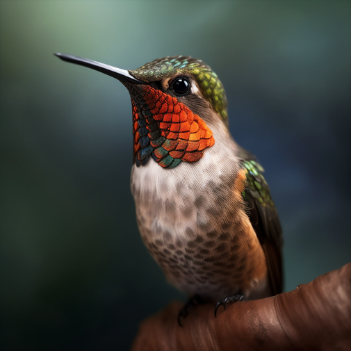 Un colibri réaliste - Maëlle T.