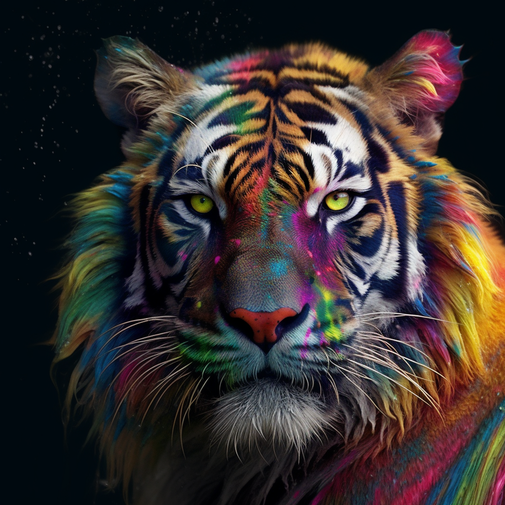 Tigre multicolore - Anis K.