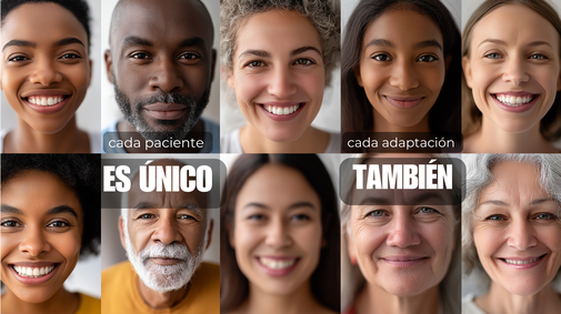 Cada paciente es único, cada adaptación también.