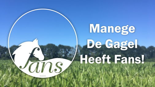 Manege De Gagel Heeft Fans, Fans logo, Manege de Gagel, Maarssen, Gageldijk, Picka heeft fans.