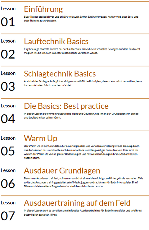 Better Badminton Dein Badmintoncoach
