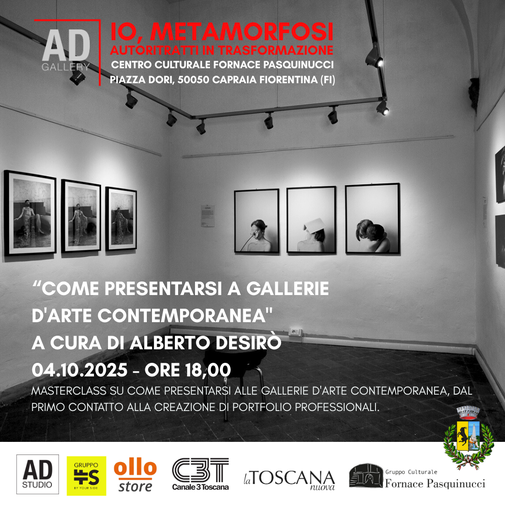 Laboratorio gratuito: "Come presentarsi a Gallerie di Arte Contemporanea" a cura di Alberto Desirò