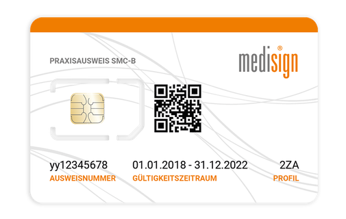 medisign praxisausweis arztausweis telematik it telematikinfrastruktur ti ehba elektronsicher heilberufsausweis smc-b praxiskarten karten für praxis