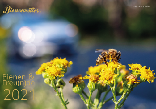 Titelblatt des Bienenretter Charity-Kalenders 2021