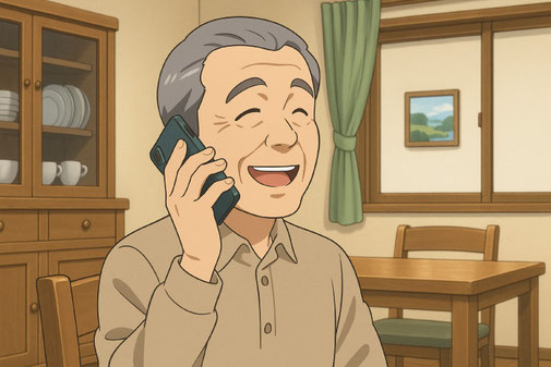 【イメージイラスト】外壁塗装の相見積もりで「お断り」となった業者に対して前向きなフィードバックを返す家主