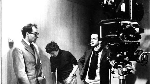 ꧁ Jean Luc Godard & François Truffaut sur le tournage de Fahrenheit 451 ꧂