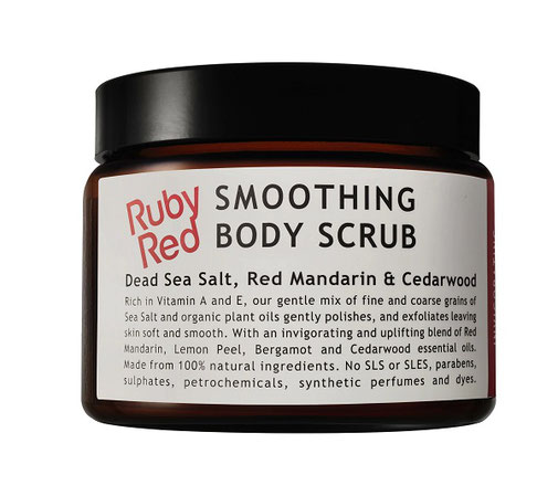 Natural bodycare PR. Ruby Red Reviving natural skincare products.