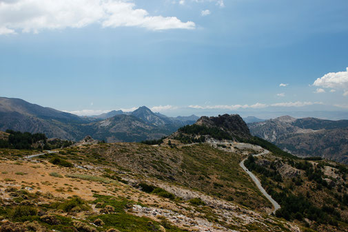Bergstraßen Sierra Nevada, Verkehr