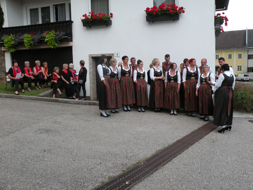 Unser befreundeter Chor, Singekreis Lieding , in Strassburg, Kärnten