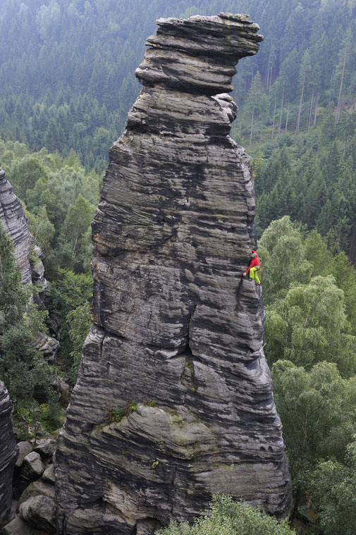Robert Hahn, Spannagelturm, Perrykante VIIc/E3, Foto: Helmut Schulze, 2015