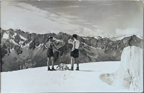 Am Grundschartner in den Zillertaler Alpen, Foto: Walter Wetzel, 1930