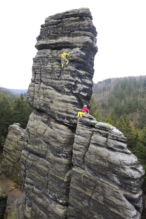 Felix Gottlöber, Schiefer Turm, Alter Weg VI/E3, Foto: Helmut Schulze, 2021