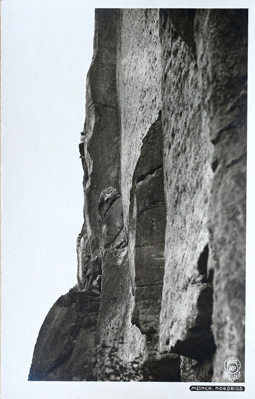 Karl Ullrich, Mönch-Nordriss, Foto: Walter Hahn, 1915