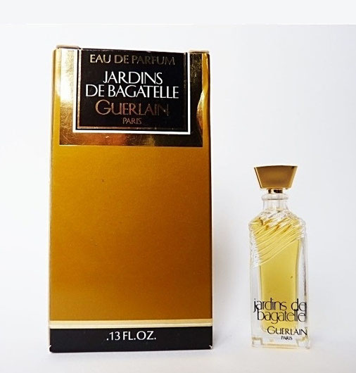 JARDINS DE BAGATELLE - EAU DE PARFUM 5 ML - MINIATURE AVEC BOUCHON EN PLASTIQUE DORE CARRE