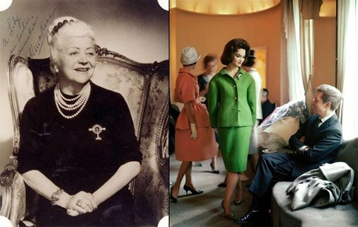MESDAMES NINA RICCI, JACKIE KENNEDY et GERARD PIPART