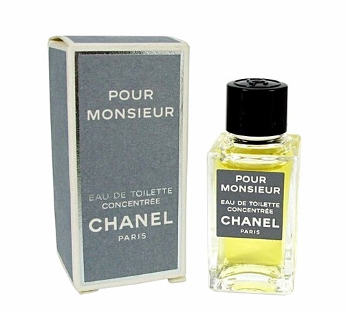 POUR MONSIEUR - EAU DE TOILETTE CONCENTREE 4 ML : CONTENANCE NON INDIQUEE SUR LA BOÎTE