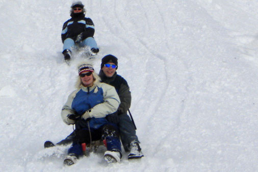 Schlitteln in Grindelwald 2008