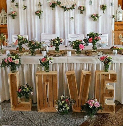 Letras bodas  Decoracion boda vintage, Letras gigantes para bodas, Boda