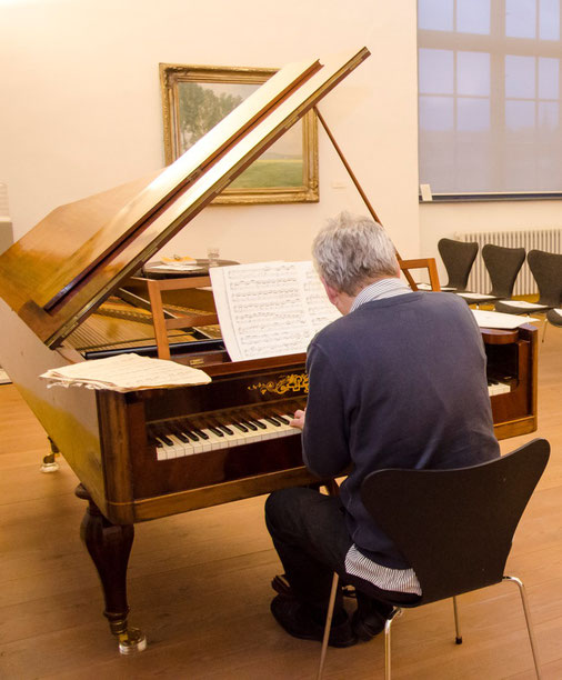 Probe am Perau-Flügel von 1840, Museum Viadrina Frankfurt/O.
