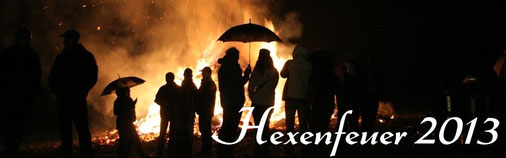 Bild: Wünschendorf Erzgebirge Hexenfeuer Chronik 2013