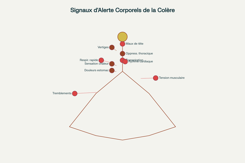 Signaux d’alerte corporels de la colère