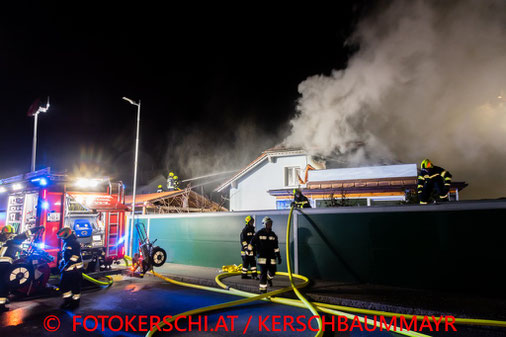 Feuerwehr; Blaulicht; Fotokerschi.at; Großbrand; Wolfern;