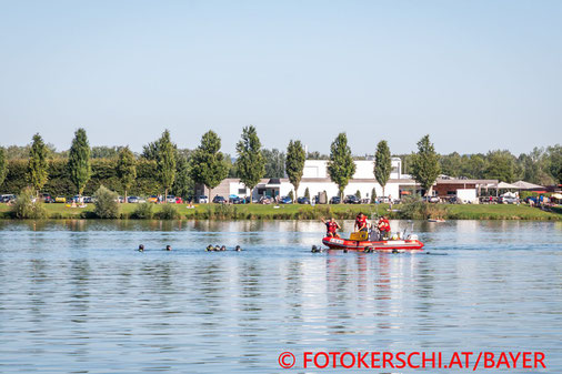 Feuerwehr, Blaulicht, Fotokerschi.at, Feldkirchner See, Badeunfall