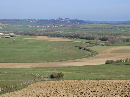 Bei Chalindrey, Blick auf Langres.